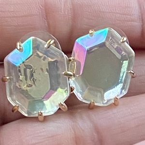 Kendra Scott Morgans- Clear Iridescent